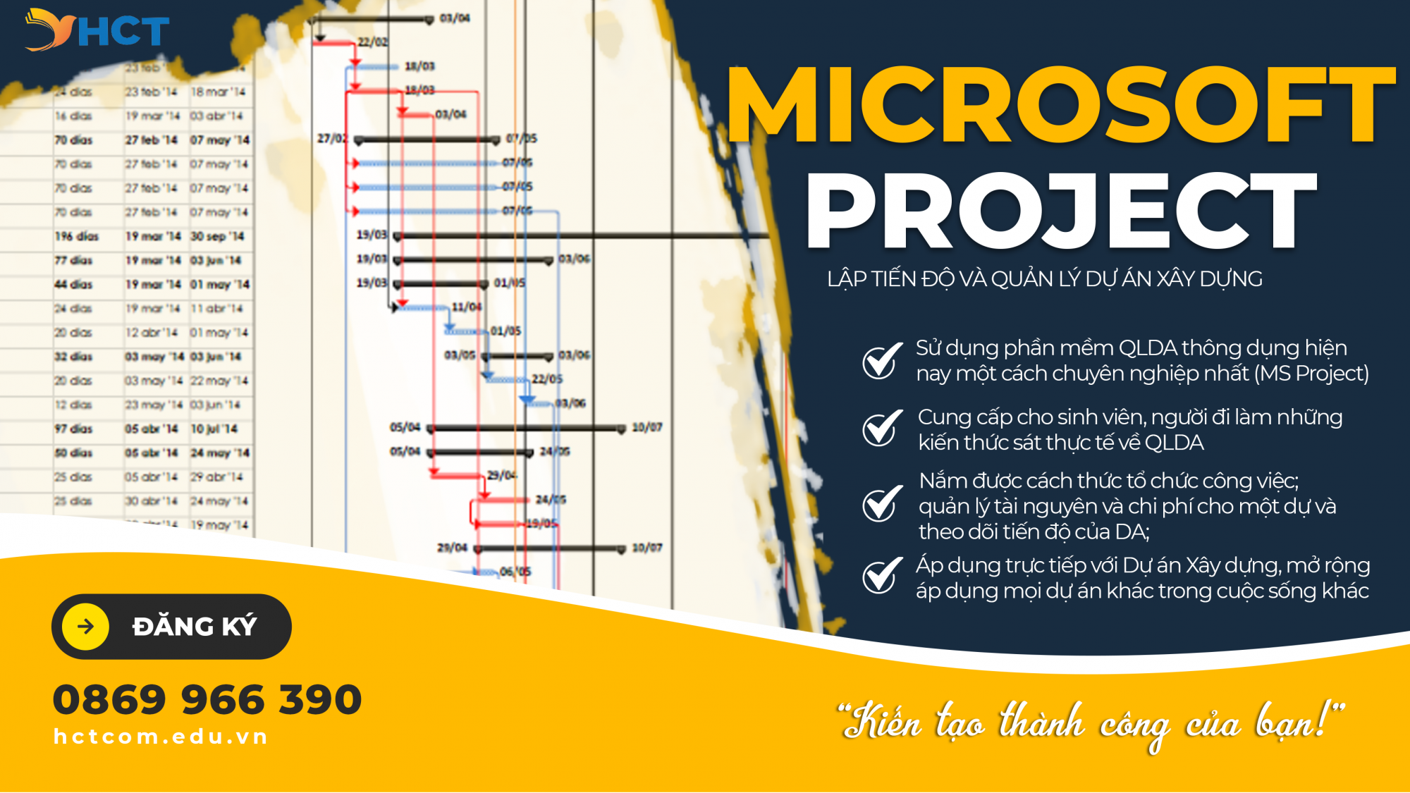 MSP - Lập tiến độ và quản lý dự án xây dựng bằng Microsoft Project