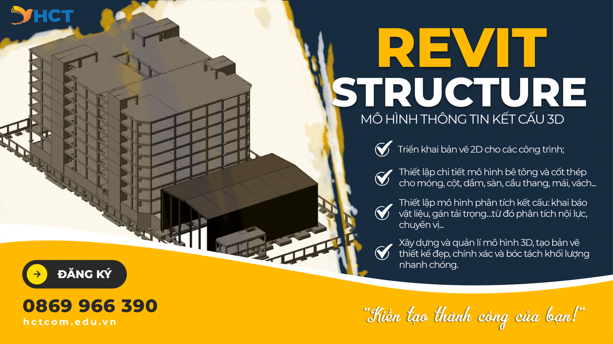 RVB - REVIT STRUCTURE Mô Hình Thông Tin Kết Cấu 3D
